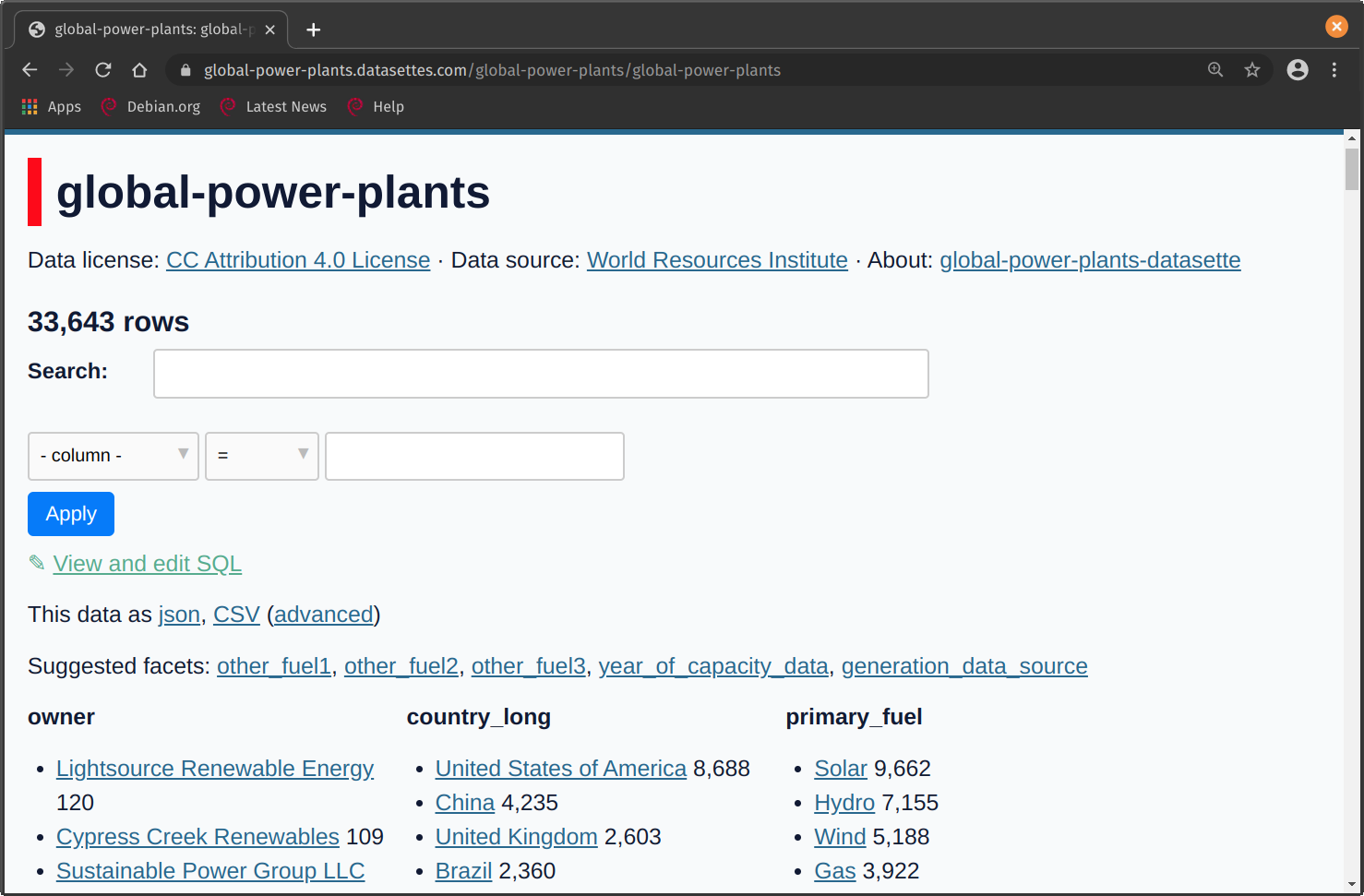 Run SQL Queries