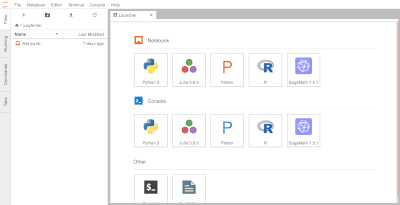R, Python, or Julia in JupyterLab