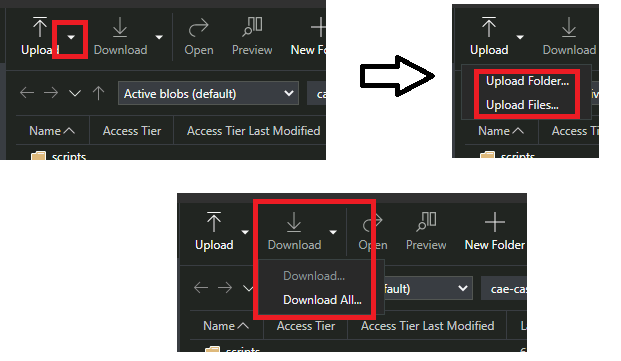 Download and Upload Files