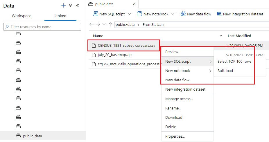 Read Data from CSV File