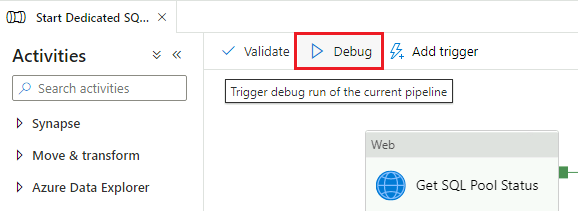 Debugging pipelines