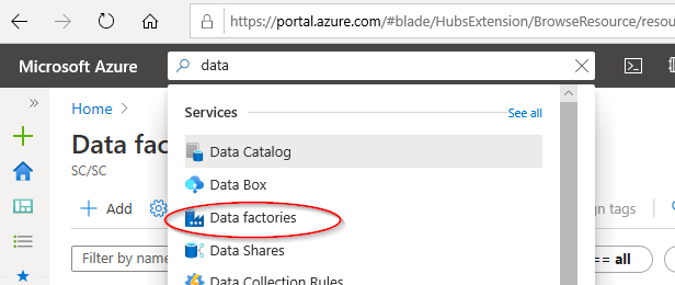 Azure Portal Search