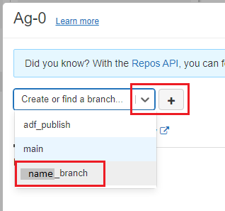 Find or Create a Branch