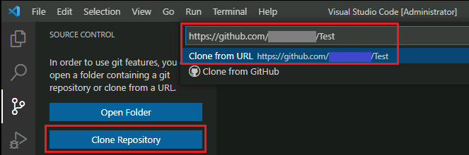 Clone repository