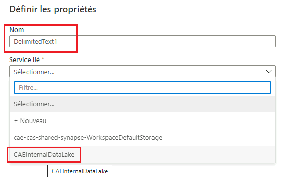 Set properties