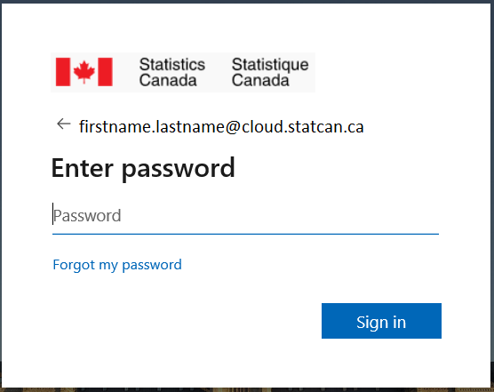 Enter password