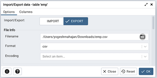 Import/Export_postgresql