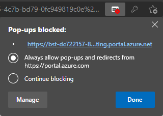 Allow PopUps