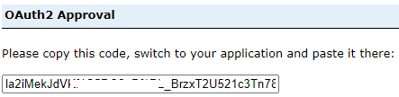 Approbation OAuth2